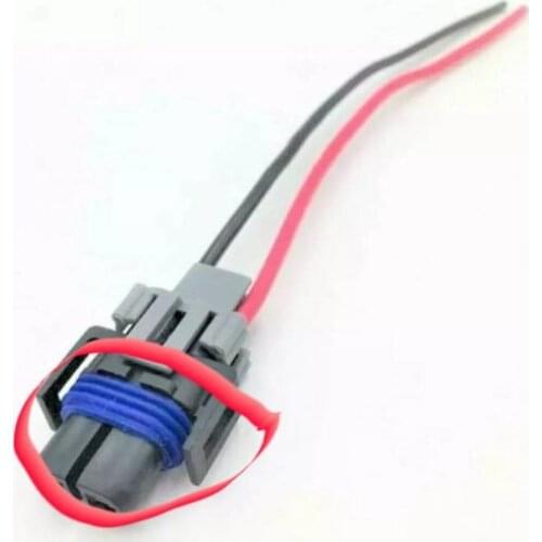50/100 PCS 2 pin H11 Fog Lamp Harness Connector Automotive Waterproof Connector HID Xenon Lamp Plug DJ7028Y-2.8-21 with wire