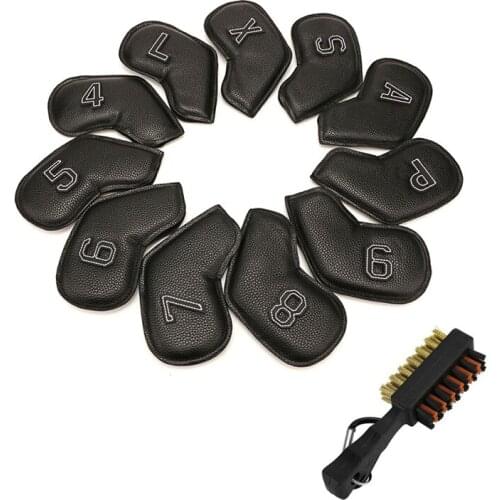 NEW-11PCS Golf Iron Head Covers Iron Headovers Wedges Covers 4-9 ASPX,Golf Club Head Covers
