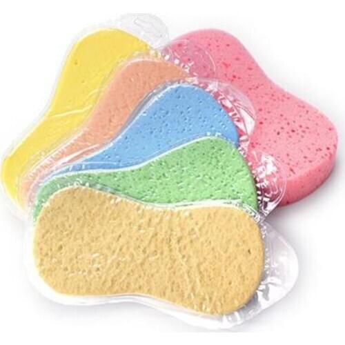 Car Oversize Honeycomb Hole Compression Sponge Vacuum Packaging Car Cleaning Waxing Wash Eight-shaped Coral Sponge