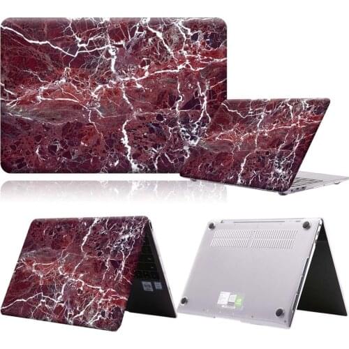 White Vein In Red Marble Laptop Case For MateBook 13/13 AMD Ryzen/14/D14/D15/X 2020/X Pro/Pro 16.1/Honor MagicBook 14/15