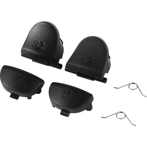 Black Replace Buttons R1 L1 R2 L2 Triggers for Dualshock 4 For PS4 Controller Dropshipping