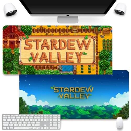 Stardew valley Laptop Computer Mousepad Mouse Pad Company XL Large Keyboard PC Desk Mat Takuo Anti-Slip Comfort Pad