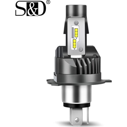 H4 Motorcycle Car Headlight LED Bulbs High Low Beam Motorbike lampada Led Moto Lamp 6000K White 12V 12000LM CSP