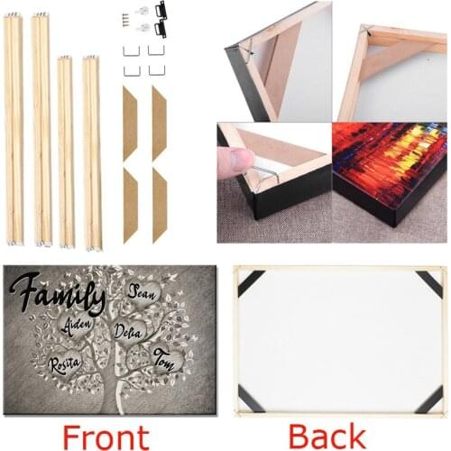 Custom Photo Frame Kit DIY Diamond Painting Frame Advertising Poster Framed Large Size Wood Frame for Canvas Paintings 5 Panel