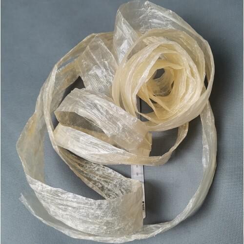 1Pieces Natural Sausage Casing Width45mm Caliber 28mm Length 4m Sausag Shell Sausage Cover Grilled Sausage Shell Ham Casing