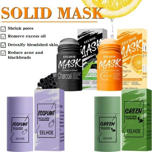 Cleansing Solid Mask Acne Cleansing Beauty Skin Moisturizing Hydrating Whitening Face Oil Control Mask Stick Face Care