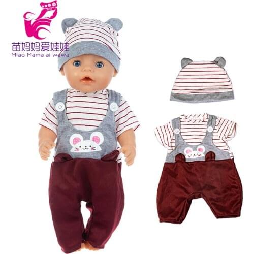 Baby Doll Clothes Pajama Set Suitable For 18 Inches Reborn Doll Clothes Baby Girl Gift Toys