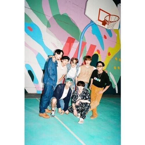 Kpop Bangtan Boys Poster New Album Dynamite Poster Wall Sticker JIMIN JIN SUGA J-HOPE Fans Collection Gift