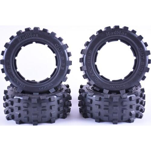 MadMax Giant Grip Tyre Off-Road Tire for 1/5 Scale RC Truck Rovan LT KM X2 LOSI 5IVE-T DBXL
