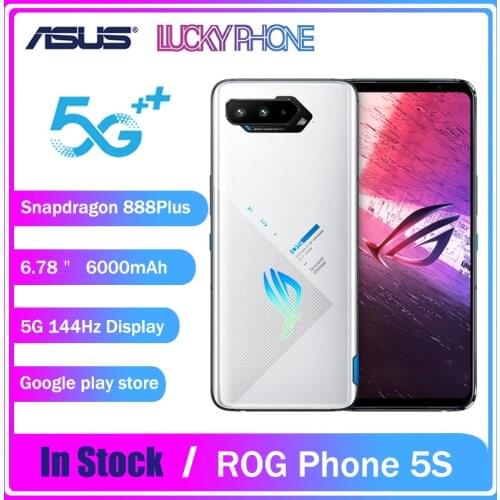 NEW ASUS ROG Phone 5S 5G Smartphone Snapdragon 888 Plus Gaming Phone 18G 512G 6.78" HD Screen Bluetooth 5.2 Global ROM