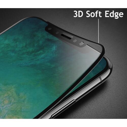 0.2mm 3D Curved Soft Pet Edge Full Cover Tempered Glass Screen Protector For iPhone XR X Xs 11 12 13 mini Pro Mas Anti Blue Ray