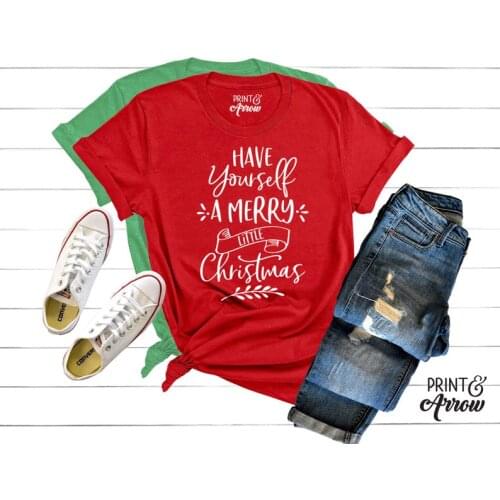 Only A Morning Person On Christmas Shirt Cotton tshirt Casual Funny t-shirt For Lady Girl Top Tee Drop Ship y2k aesthetic tops