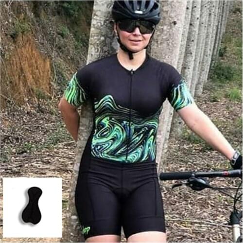Womens Custom Breathable Short Sleeve Sublimation Printing Professional Triathlon Jumpsuit Suits, Triathlon Bike Sport Clothes