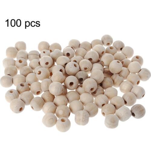 100pcs Natural Camphor Wood Ball Health Pest Control Natural Cedar Wood Repellent Wardrobe Home Moth Mildew Proofing
