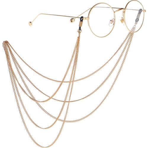 2018 New Arrival Three Layer Sunglasses Accessories Lanyards Retro Eyeglass Neck Cord Strap For Reading Glasses bijoux femme