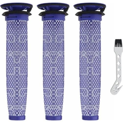 3Pcs Washable Pre-Filter for Dyson DC58 DC59 DC61 DC62 V6 V7 V8 Vacuum Replacement Filters for Spare Part 965661-01
