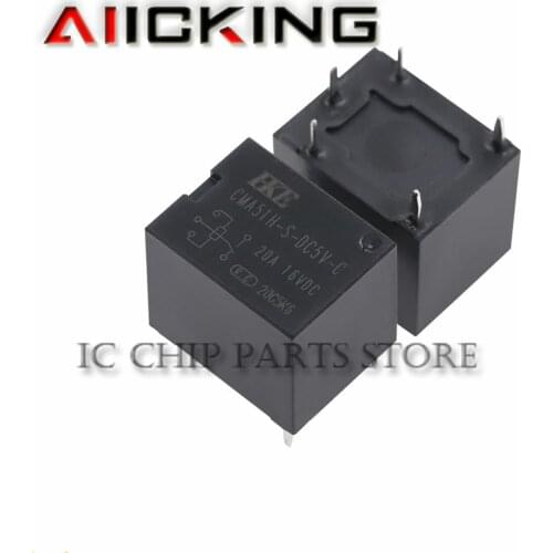 5pcs/lot HKE Auto relay CMA51H-S-DC5V-C 5PIN 5V T74/20A 100% new original relay in stock