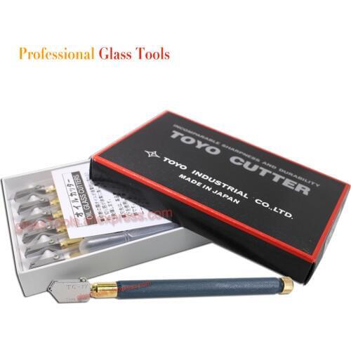 6pcs/lot TC-17B TOYO Glass Cutter Metal Handle for straight cutting/OIL CUTTER