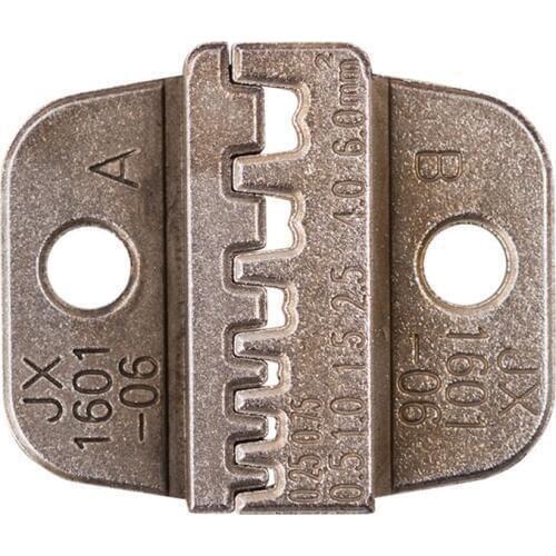 JX-1601-06 24-10 AWG Cord End Terminal Jaws Mold Wire Crimper Jaw Ferrule Die Crimping Pliers Accessory