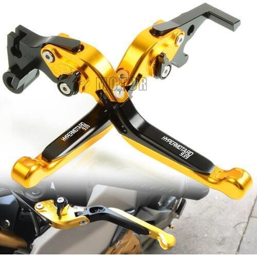 CNC Aluminum Motorcycle Adjustable Folding Brake Clutch Levers For Ducati Hypermotard 939 SP 2016 Hypermotard939/Strada 16-17