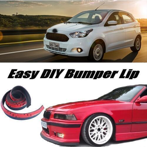 Bumper Lip Deflector Lips For Ford Figo / Ikon Hatch Front Spoiler Skirt For Car View Tuning / Body Kit / Strip