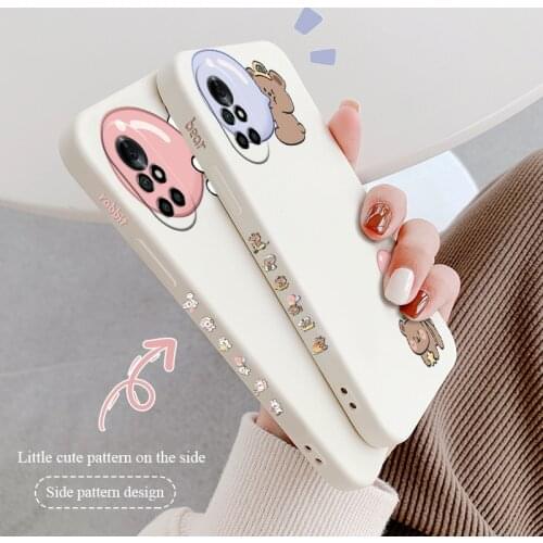The Balloon Is Little Rabbit Phone Case For Huawei Nova8 8Pro 8SE Nova 7 7Pro 7SE 6 6se 5 5Pro 5Z 5I 5Ipro 5T 4 4E Cover