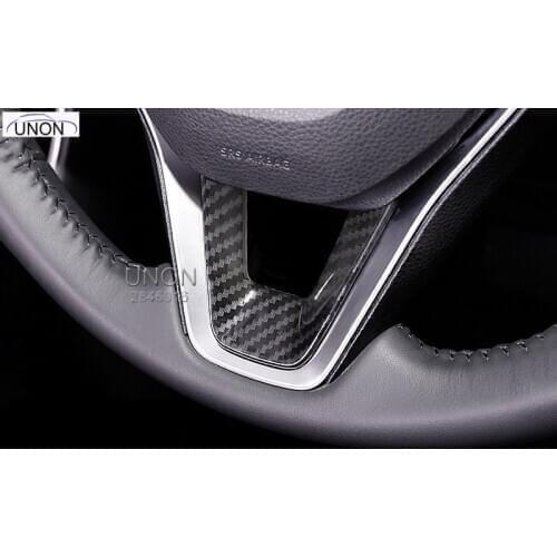 For Toyota RAV4 2019 2020 2021 XA50 RAV4 50 ABS Steering Wheel Decoration Buttons Cover Trim interior Moulding Accessories