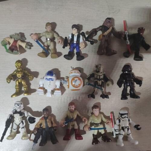 Lot of 15pcs 2.5" Space Wars Action Figure Toys Trooper BB8 R2-D2 C-3PO Maul General Skywalker Droid SW Galactic Heroes