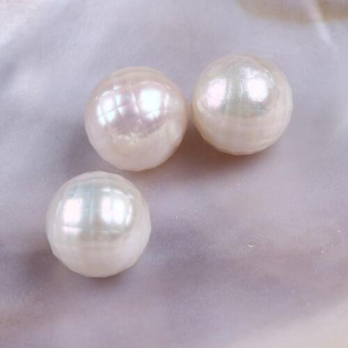 Engraved freshwater pearl beads bracelet beads