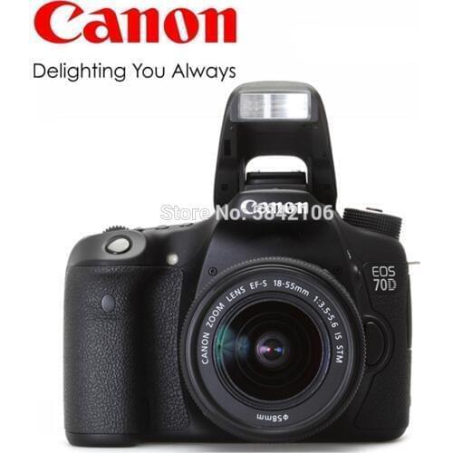 Canon EF-S 18-55mm f/3.5-5.6 IS STM Lens and canon EOS 70D DSLR Camera