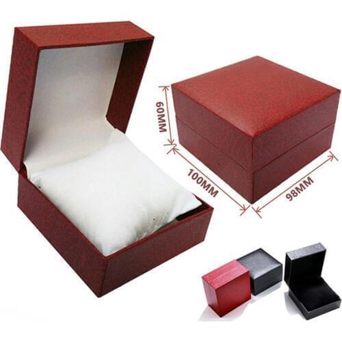 Square Bracelet Watch Jewelry Display Case Storage Box Gift Holder Organizer