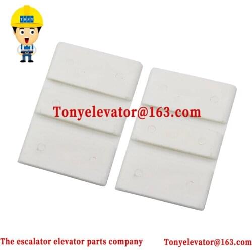 Elevator 3 in 1 Guide Shoe Insert 76*50mm Groove Width 16mm