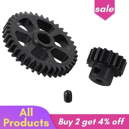 Upgrade Part Metal Reduction Gear + Motor Gear Spare Parts for Wltoys A949 A959 A969 A979 K929 RC Car Remote Control Toy Parts