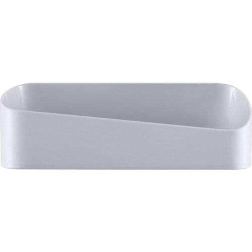 Minimalist Solid Color Geometric Shower Caddy Adhesive Bathroom Shelf Organizer Wall Mounted Storage Rack Shower Shelf