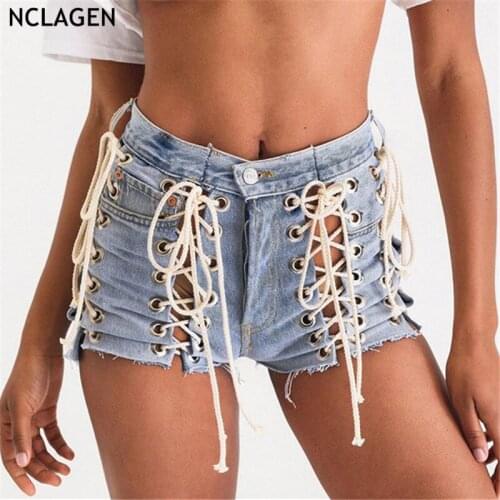 NCLAGEN Women's High Waist Shorts