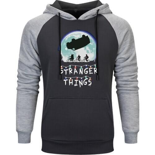 Stranger Things Hoodies Raglan Sweatshirts spring autumn Man Funny Printed 2020 Hip Hop New clothes Long SLeeve Streetwear Hoody