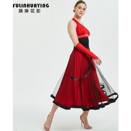 New ballroom dance competition dress dance ballroom waltz dresses standard dance dress women ballroom dress Y066