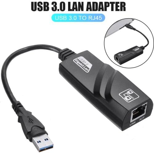 New Arrival USB 3.0 to 10/100/1000 Mbps Gigabit RJ45 Ethernet Network Adapter External 3.0 Network Card For PC Laptop