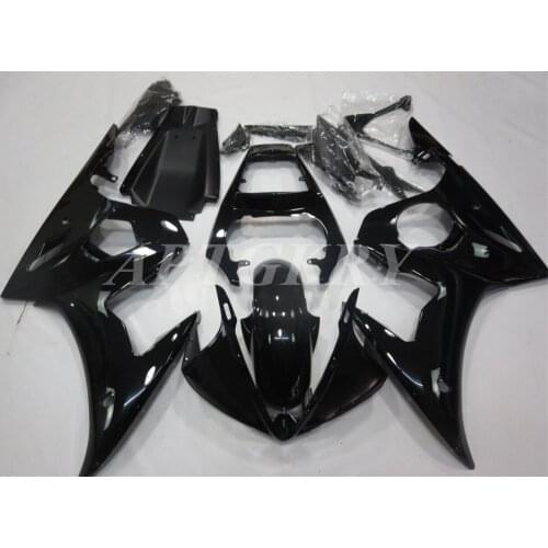 New ABS Plastic Shell Motorcycle Fairing Kits Fit For Yamaha YZF 600 R6 2003 2004 2005 R6 03 04 05 Bodywork set Black Bright
