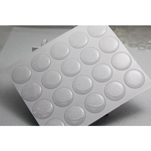 Wholesale 500pc 1inch(25.4mm)Round Glitter Sticker Epoxy Stickers Clear Epoxy Sticker For DIY Making Jewelry Graft