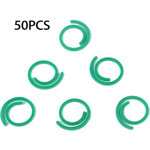 Garden Stem 8-buckle Plant Tomato Flowers Stem Plastic Green Durable 8-buckle With High Flexibility