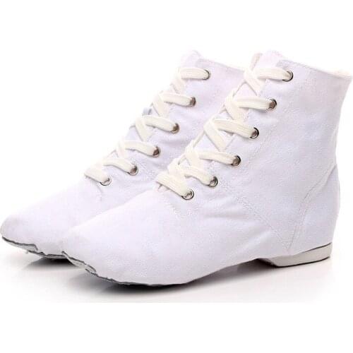 Dance Shoes Woman Children Girl Modern Outsole Soft Ballet Jazz Sneakers Breathable Canvas Female Dancing Fitness Sport