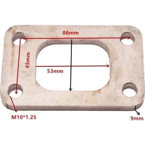 T3 Turbo Manifold Turbo Charger Turbine Flange 9mm thick Stainless Steel