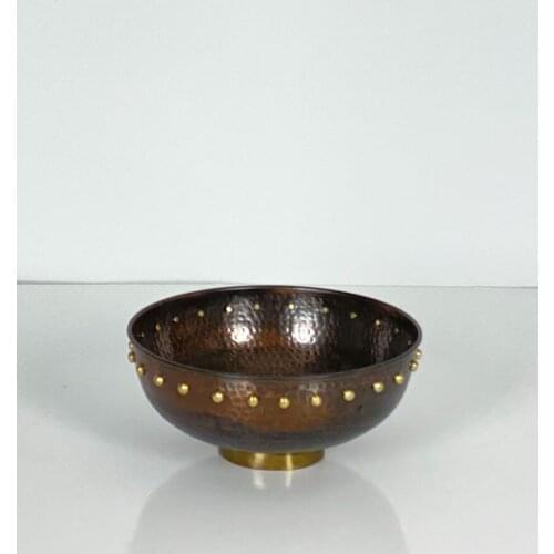 Unique copper handmade decorative bowl one piece traditional serving bowl for interior and exterior decoration use