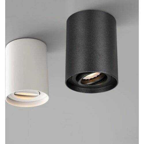 High Quality Rotating Downlight COB LED Surface Mounted Ceiling lamp 9W 12W 15W Adjustable Spot light AC85-265V