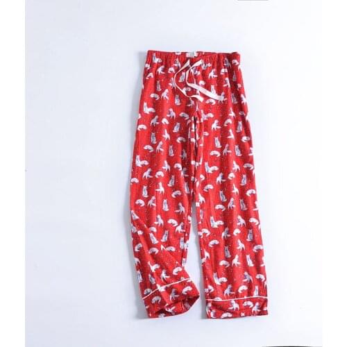 Ladies pajamas Long cotton pants