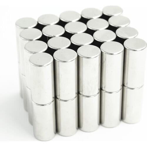 100pcs Neodymium N35 Dia 10mm X 20mm Strong Magnets Tiny Disc NdFeB Rare Earth For Crafts Models Fridge Sticking magnet 10x20mm