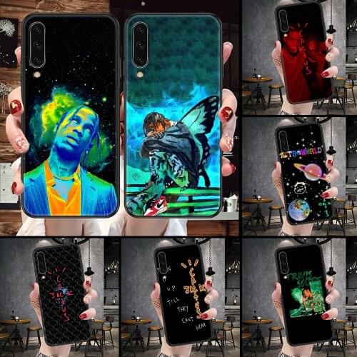 Travis Scott astroworld Phone Case For Samsung Galaxy A 10 12 20E 21S 30 32 40 50 51 52 70 71 72 5 6 7 2016 2018 black tpu cover