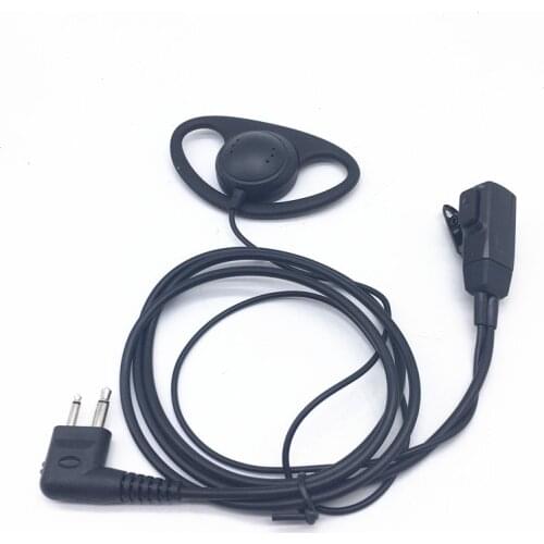 D shape M plug 2pins headphone for motorola cp040 cp140 ep450 cp150 gp3188 gp88s gp2000 mag one a8 gp300 etc walkie talkie