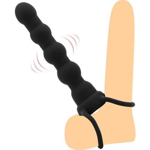 Erotic Silicone Strapon Dildo Vibrator Double Penetration Anal Plug Dick Strap On Penis Butt Plug Adult Sex Toys for Sex Shop